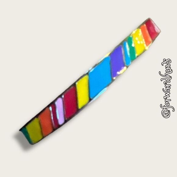 Bundle Sale 3 for $15 | Enamel Rainbow Bracelet - Picture 6 of 9
